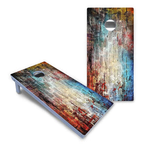 Colorful Brick Cornhole Boards - All Weather Series Cornhole Solutions