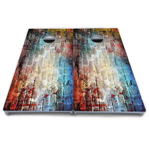 Colorful Brick Cornhole Boards - All Weather Series Cornhole Solutions