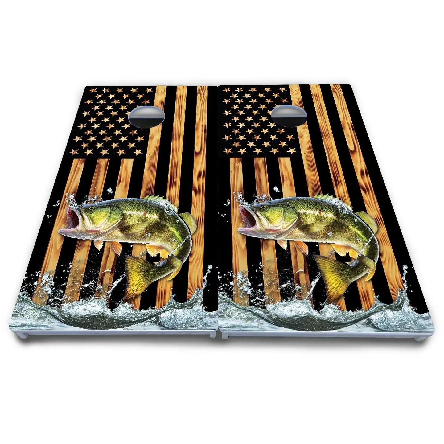 Colorful Deer & Fish Cornhole Boards - All Weather Series Cornhole Solutions