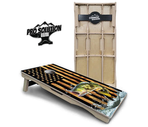 Colorful Deer & Fish Cornhole Boards - Pro Solution Elite Series by Cornhole Solutions, custom cornhole board detail photo 7