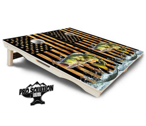 Colorful Deer & Fish Cornhole Boards - Pro Solution Elite Series by Cornhole Solutions, custom cornhole board detail photo 11