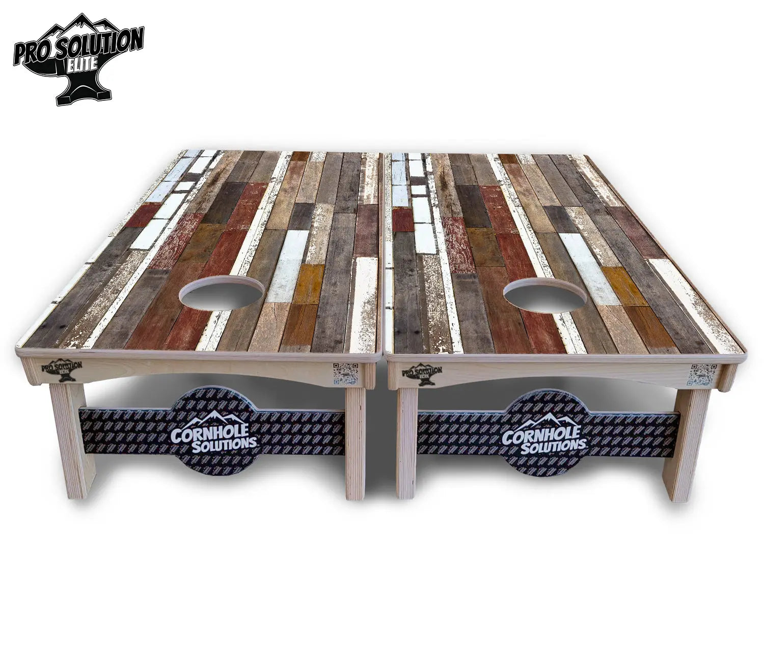 Colorful Planks Cornhole Boards - Pro Solution Elite Series Cornhole Solutions