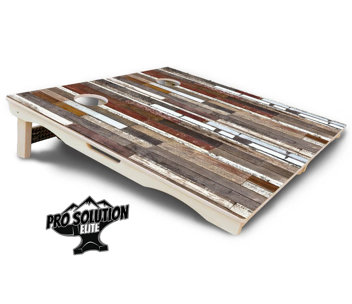 Colorful Planks Cornhole Boards - Pro Solution Elite Series Cornhole Solutions