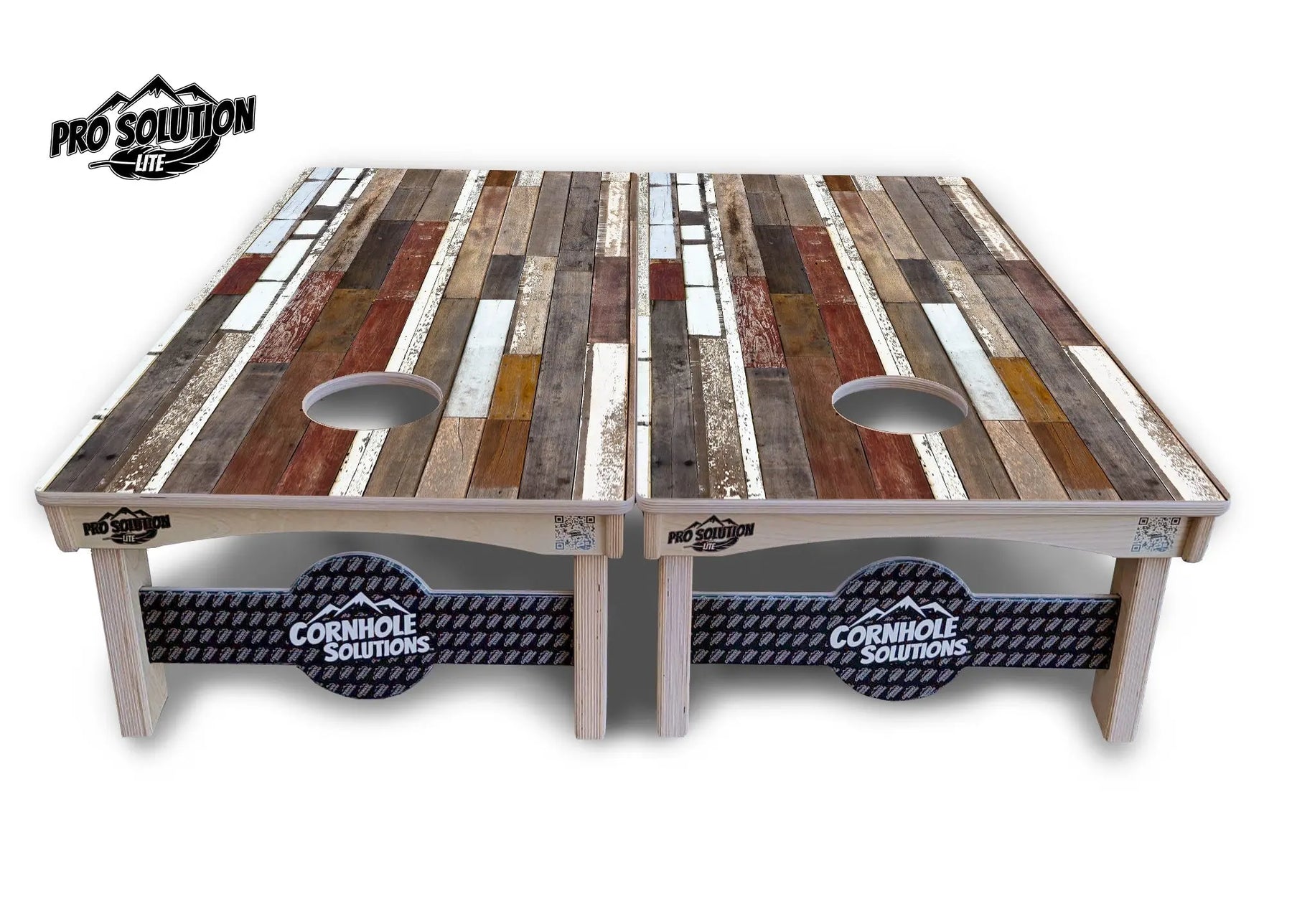 Colorful Planks Cornhole Boards - Pro Solution Lite Series Cornhole Solutions