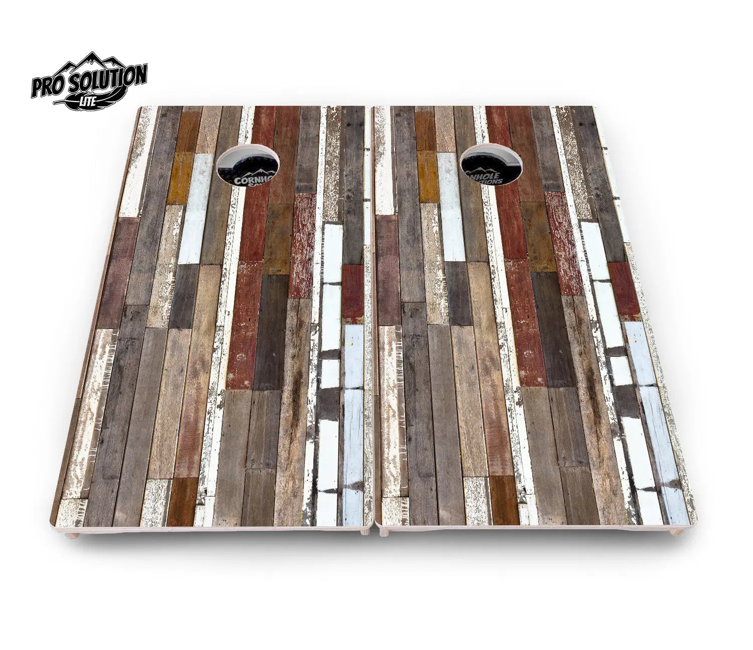 Colorful Planks Cornhole Boards - Pro Solution Lite Series Cornhole Solutions