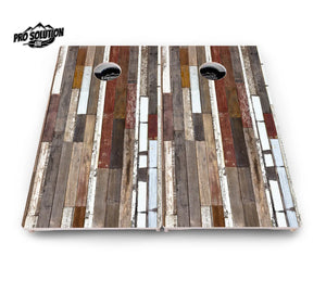Colorful Planks Cornhole Boards - Pro Solution Lite Series Cornhole Solutions