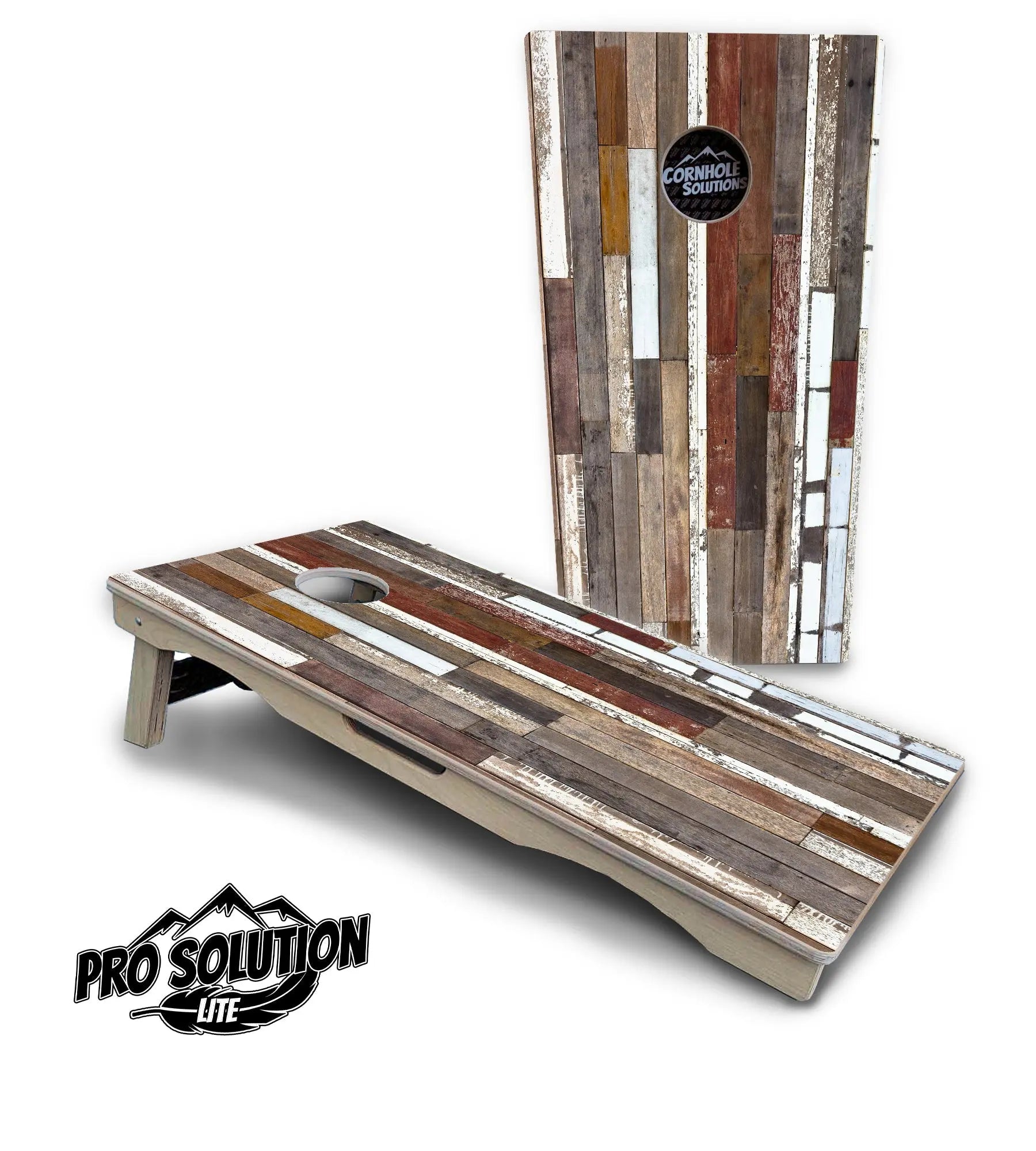 Colorful Planks Cornhole Boards - Pro Solution Lite Series Cornhole Solutions