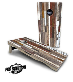 Colorful Planks Cornhole Boards - Pro Solution Lite Series Cornhole Solutions