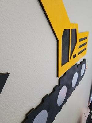 Construction Truck Wall Decor EverLee Creations