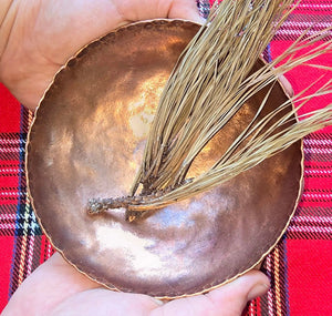 Copper Bowl by Redbeard's Forge LLC, Southern home decor detail photo 2