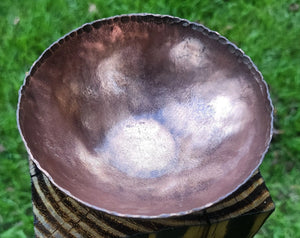 Copper Bowl by Redbeard's Forge LLC, Southern home decor detail photo 4