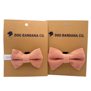 Corduroy Pet Bow Tie Dog Bandana Co.