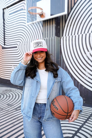 Courtside Social Club - Vintage Trucker Hat by KenzKustomz, Southern lifestyle apparel detail photo 5
