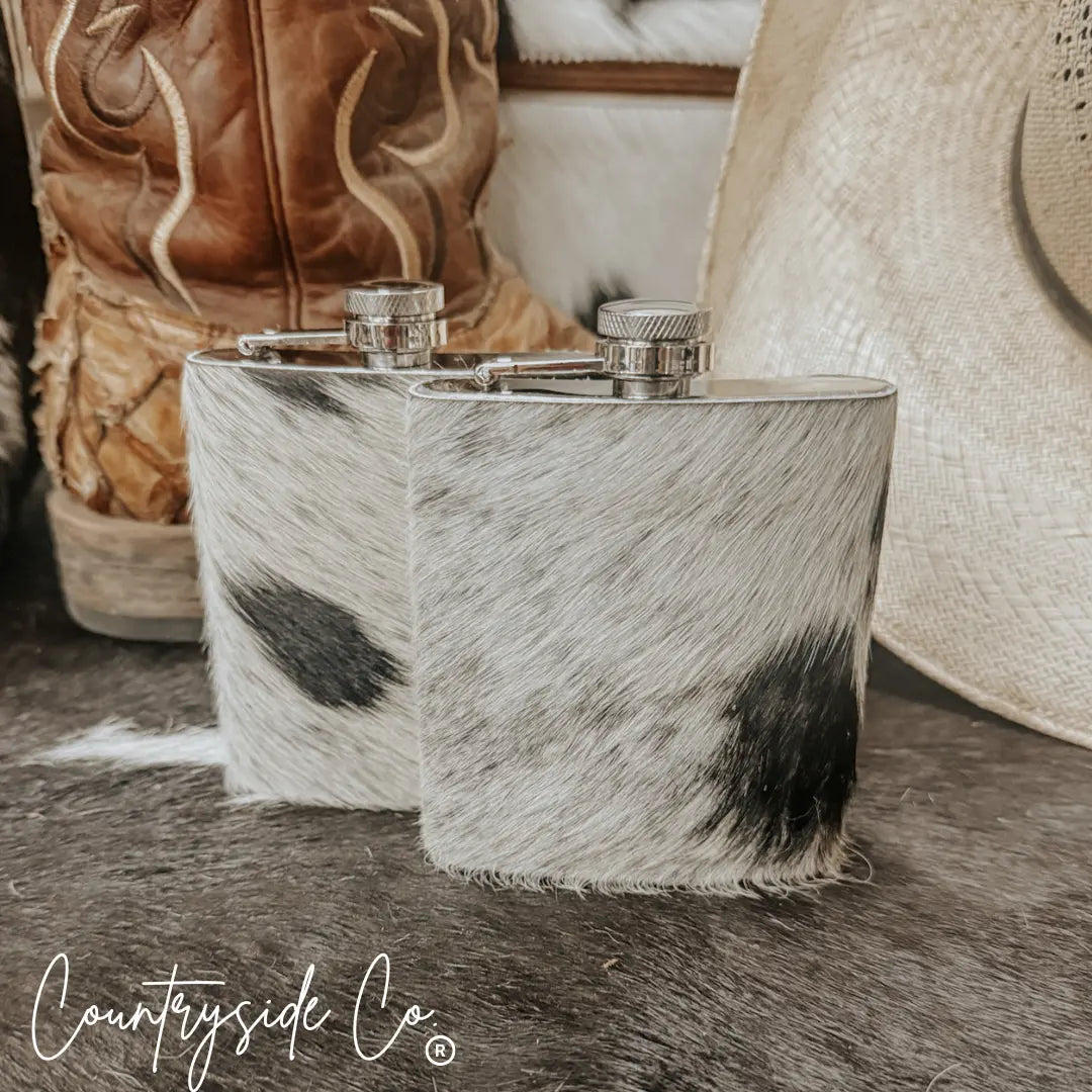Cowhide Flask Countryside Co.
