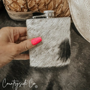 Cowhide Flask Countryside Co.