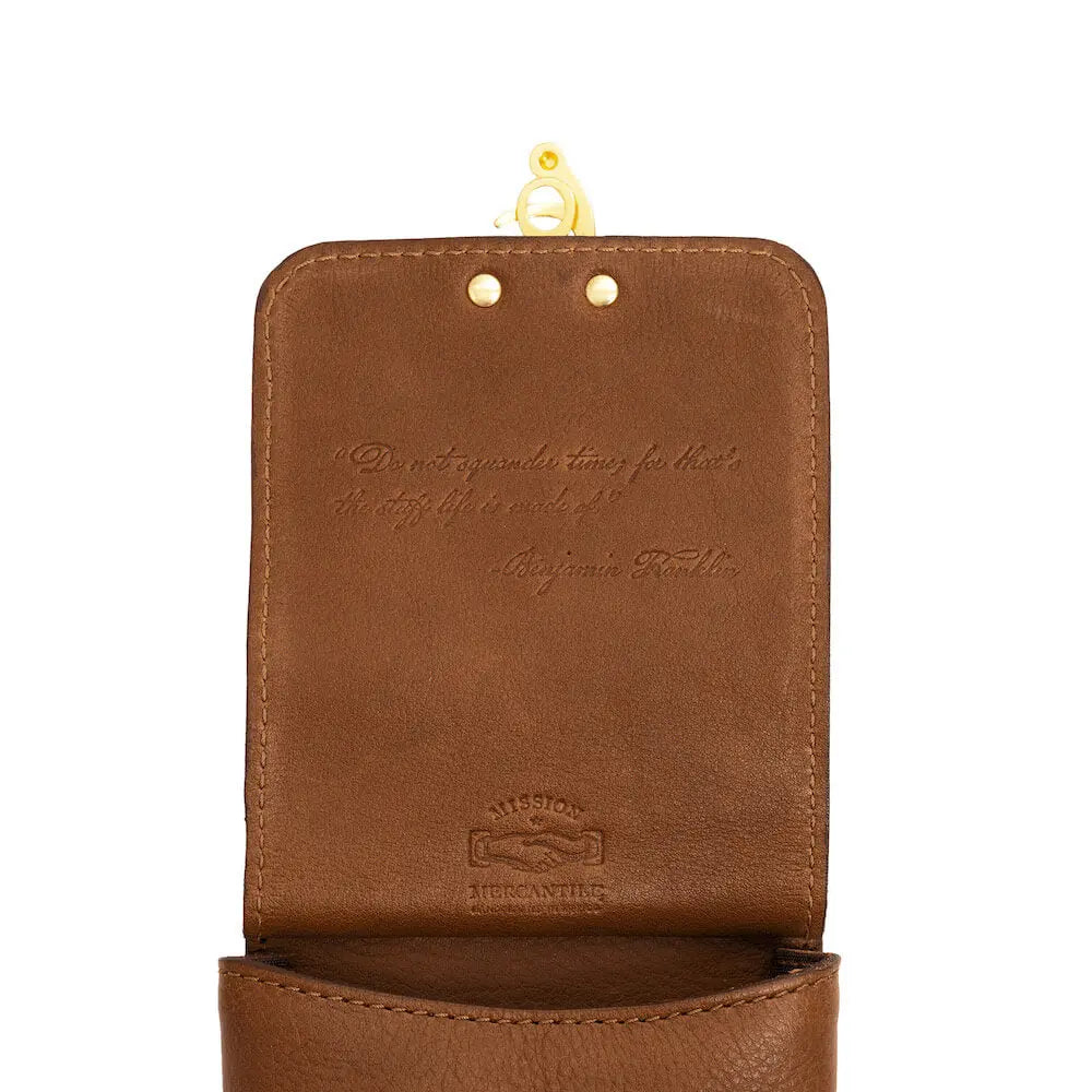 Craft & Forge Leather Phone Pouch Mission Mercantile Leather Goods