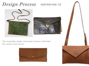 Craft & Forge Leather Wallet by Mission Mercantile Leather Goods, handmade leather goods detail photo 4