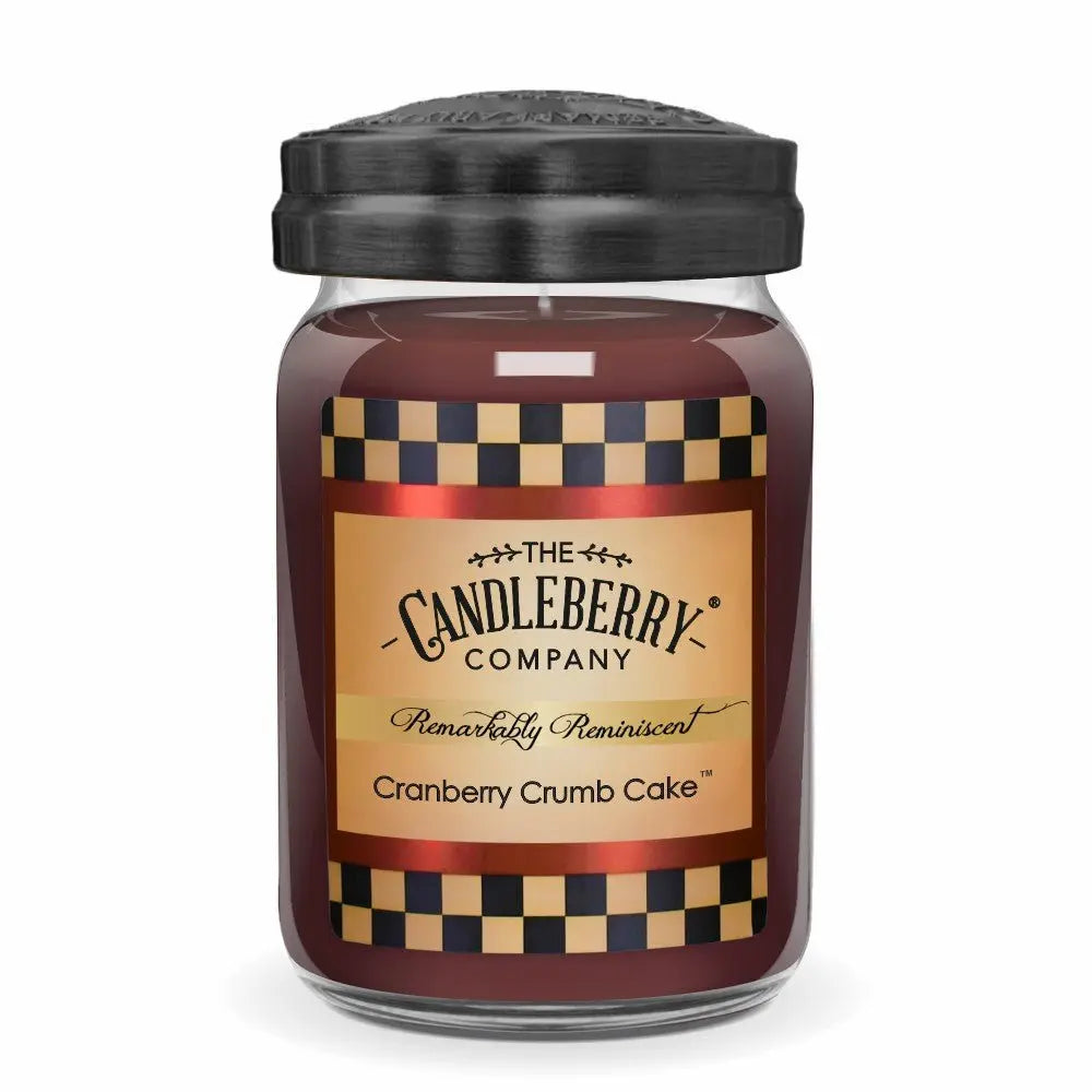Cranberry Crumb Cake™, Large Jar Candle (Collective) by The Candleberry® Candle Company, scented candle main product photo