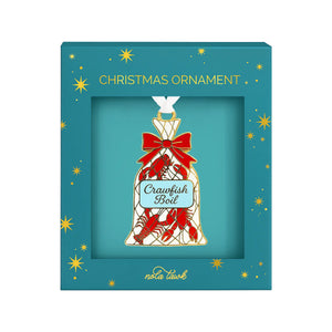 Crawfish Boil Enamel Ornament Nola Tawk