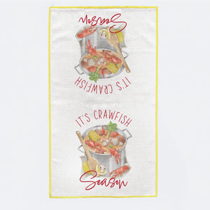 Crawfish Boil Kitchen Towel Nola Tawk