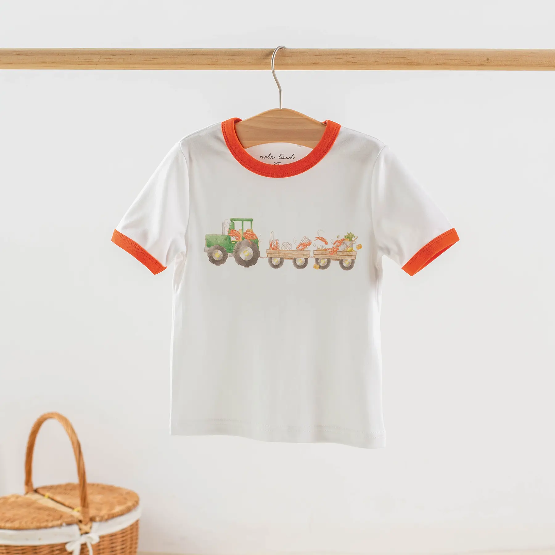 Crawfish Crew Organic Cotton Kids Tshirt Nola Tawk