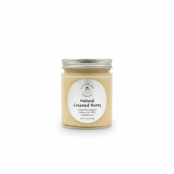 Creamed Honey - Smooth Spreadable Alabama Wildflower Honey by Chilton Bee Company, Southern food gift main product photo