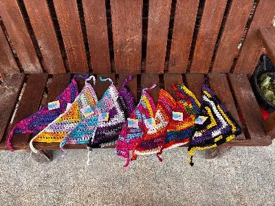 Crocheted Bandanas by Klassy Krafts, pet accessory main product photo