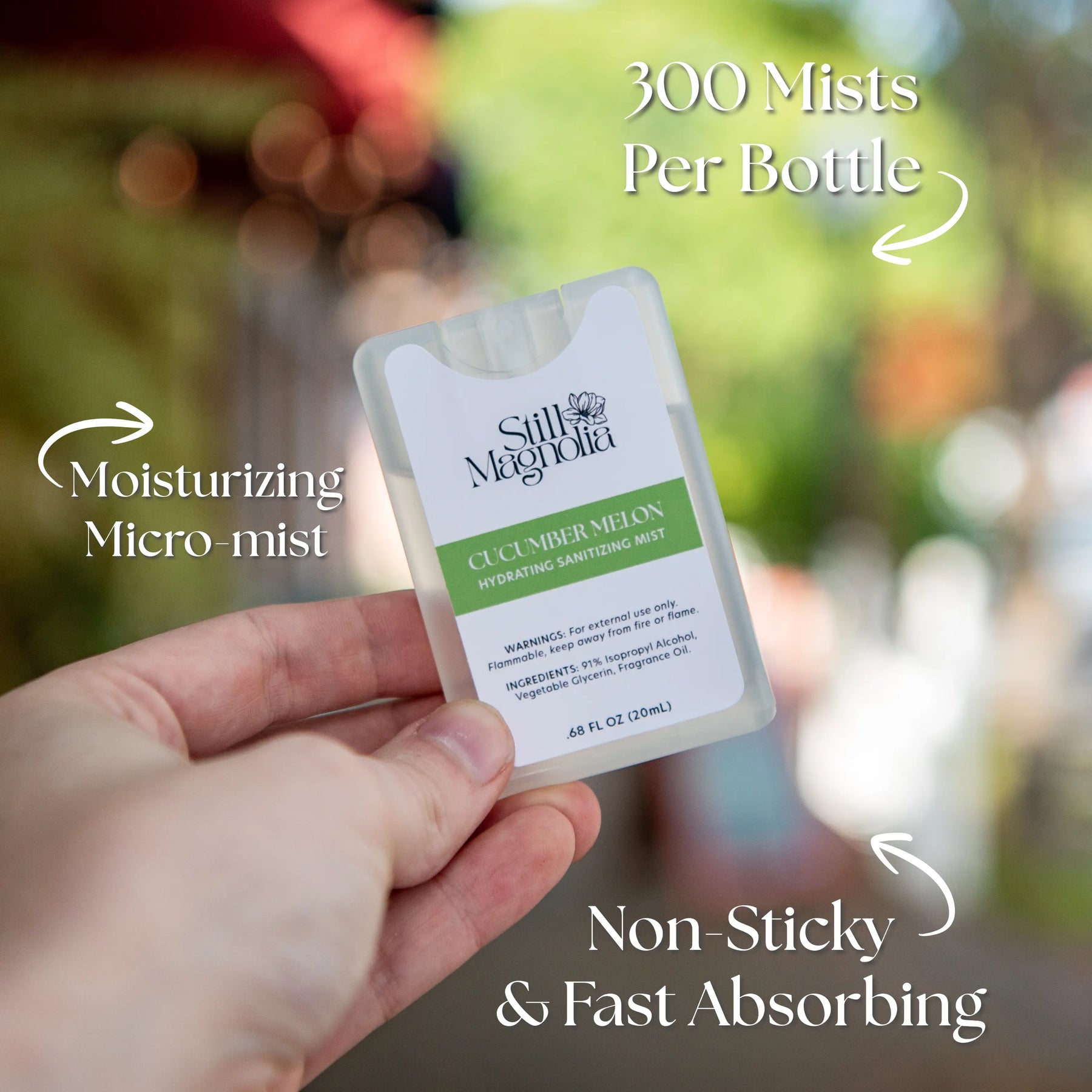 Cucumber Melon - Hydrating Sanitizing Mist Still Magnolia