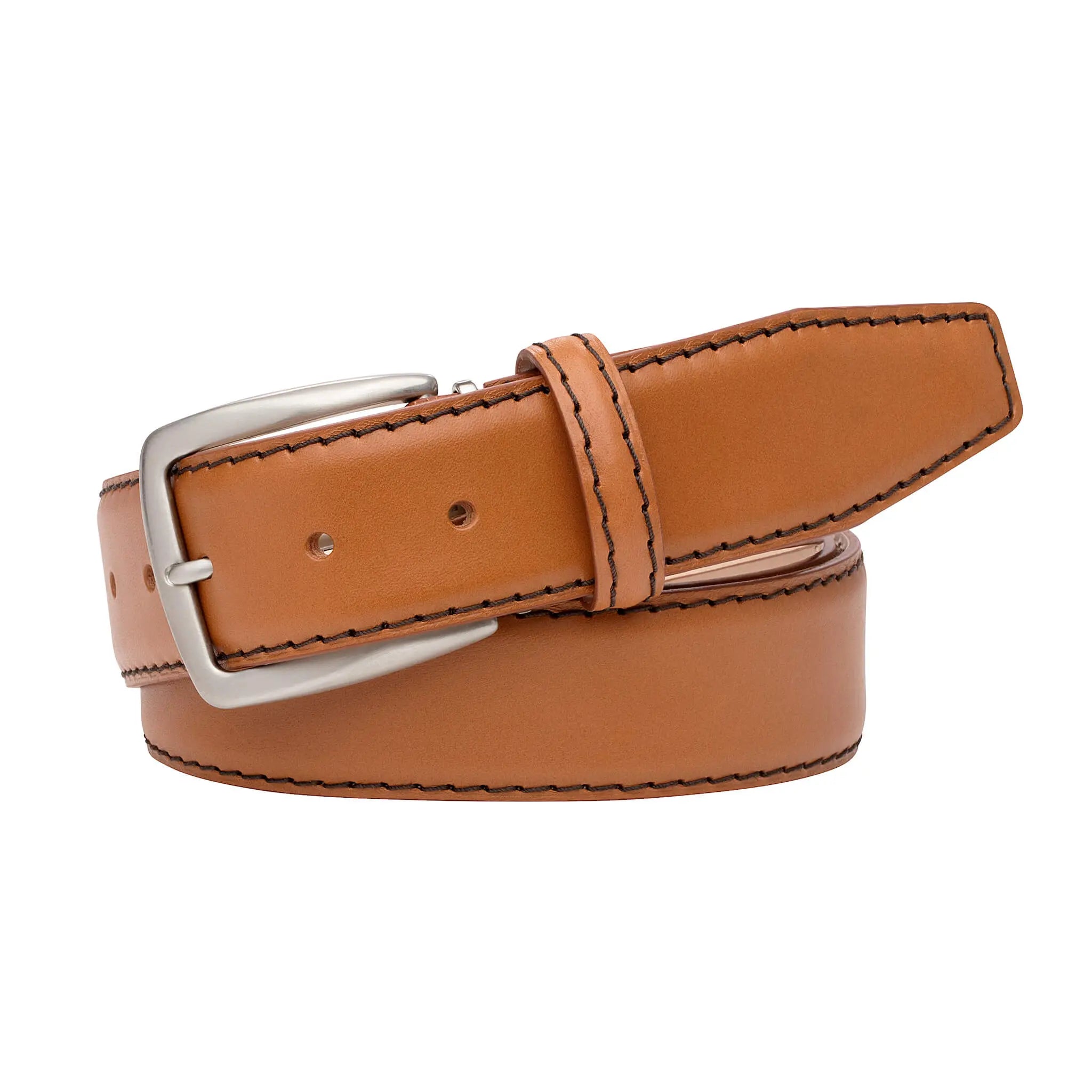 Cuero Smooth Italian Calf Leather Belt by Roger Ximenez: Bespoke Belts and Leather Accessories, handmade leather goods main product photo