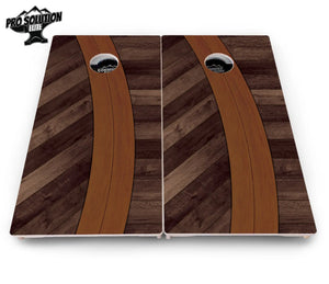 Curved Herringbone Cornhole Boards - Pro Solution Elite Series by Cornhole Solutions, handmade jewelry detail photo 4