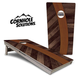 Curved Herringbone Cornhole Boards - Professional Tournament Series Cornhole Solutions