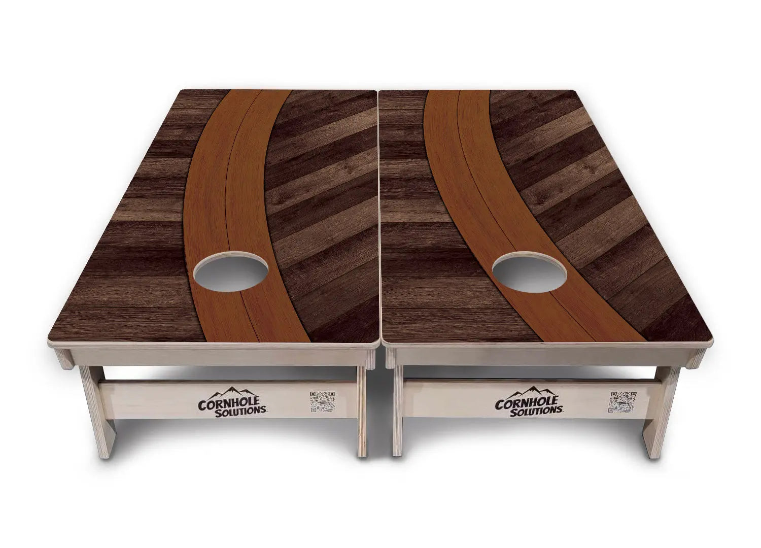 Curved Herringbone Cornhole Boards - Professional Tournament Series Cornhole Solutions