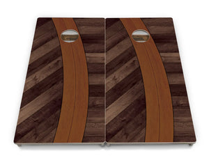 Curved Herringbone Cornhole Boards - Professional Tournament Series Cornhole Solutions