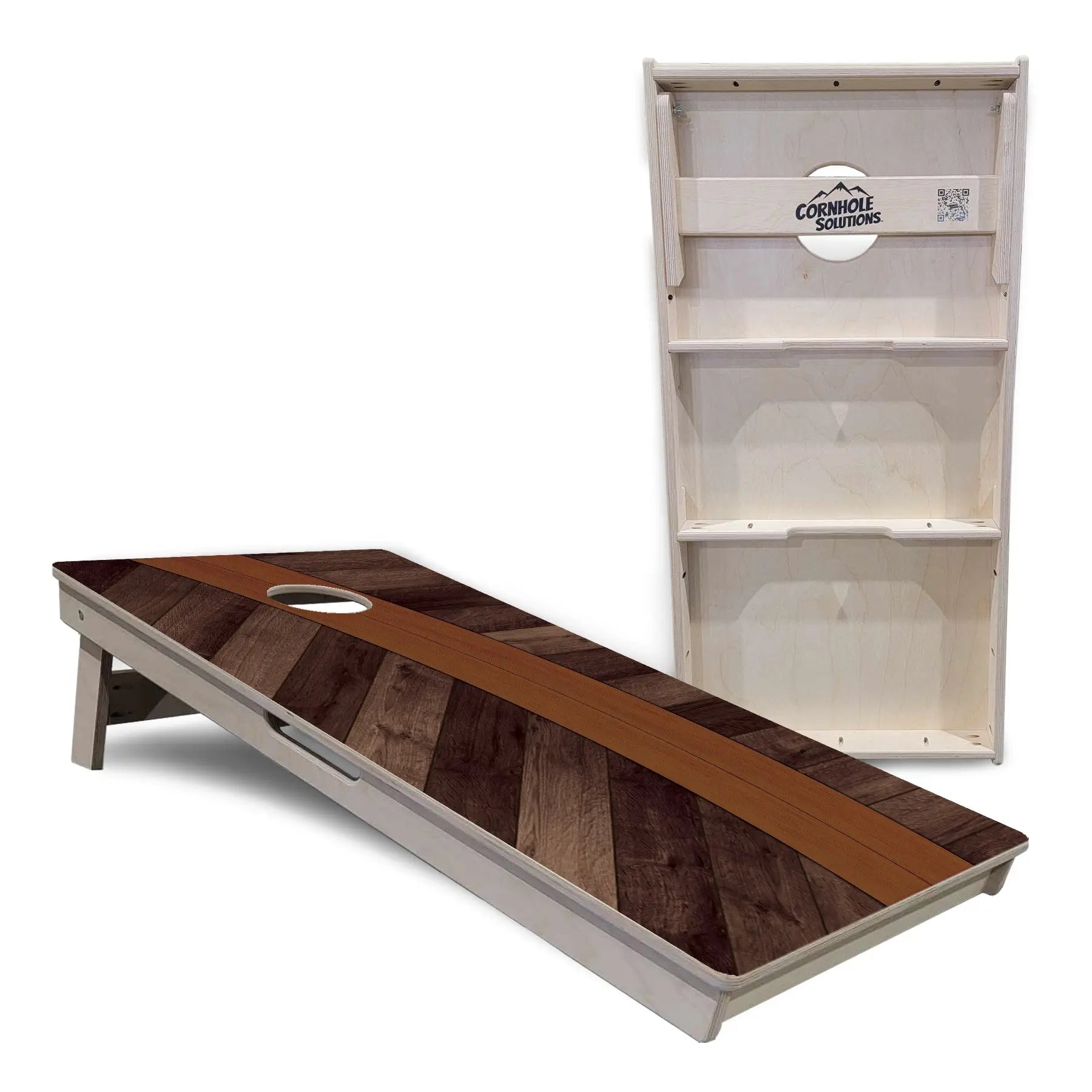 Curved Herringbone Cornhole Boards - Professional Tournament Series Cornhole Solutions