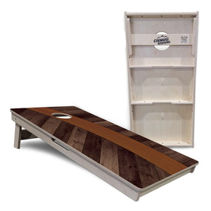 Curved Herringbone Cornhole Boards - Professional Tournament Series Cornhole Solutions
