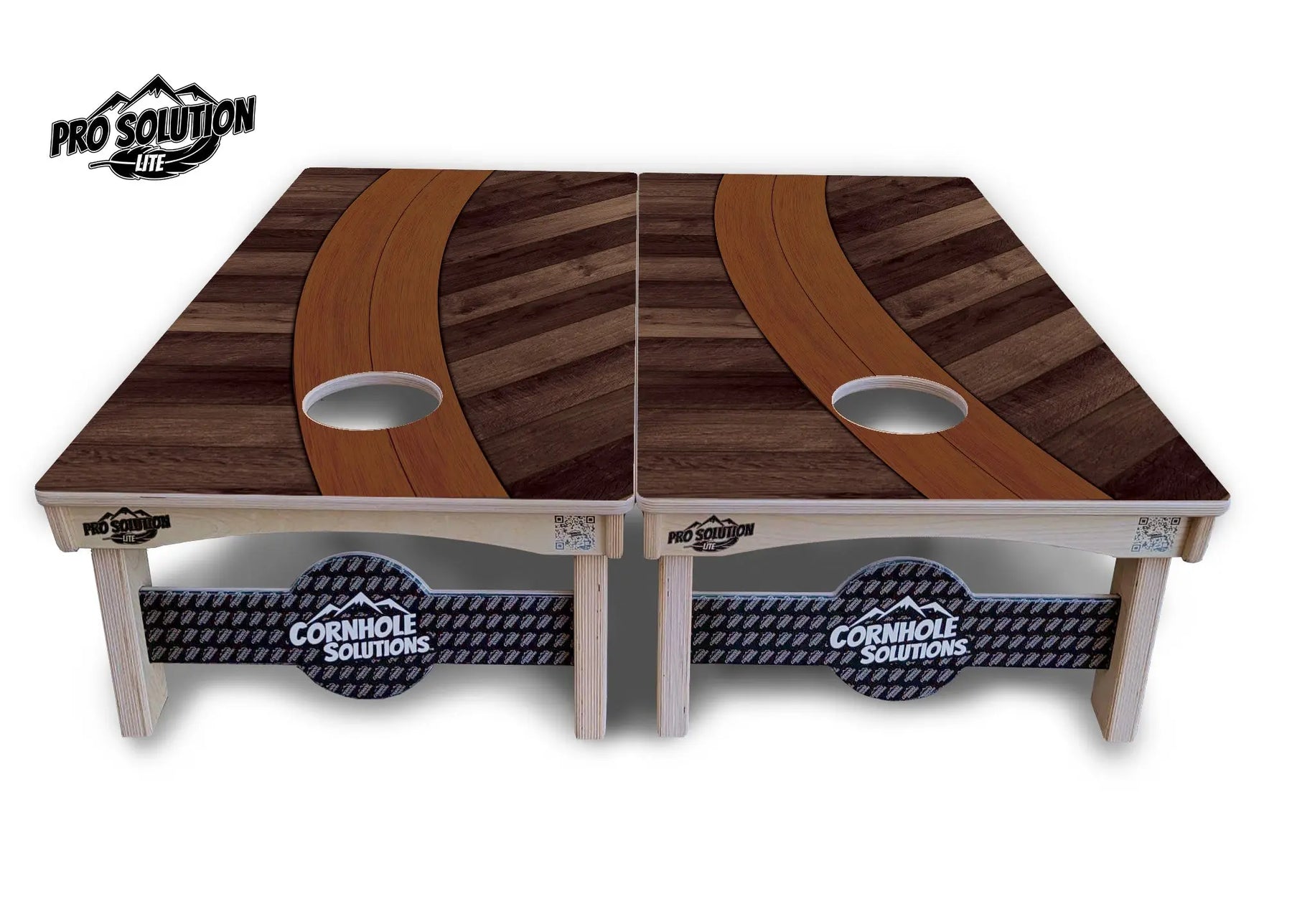 Curved Wood Cornhole Boards - Pro Solution Lite Series Cornhole Solutions