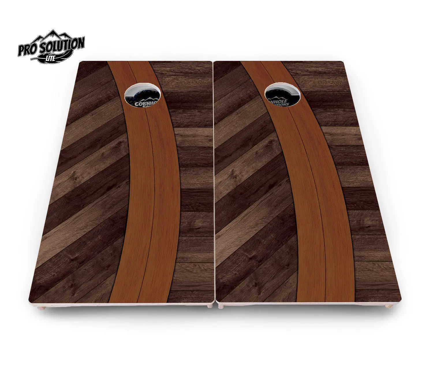 Curved Wood Cornhole Boards - Pro Solution Lite Series Cornhole Solutions