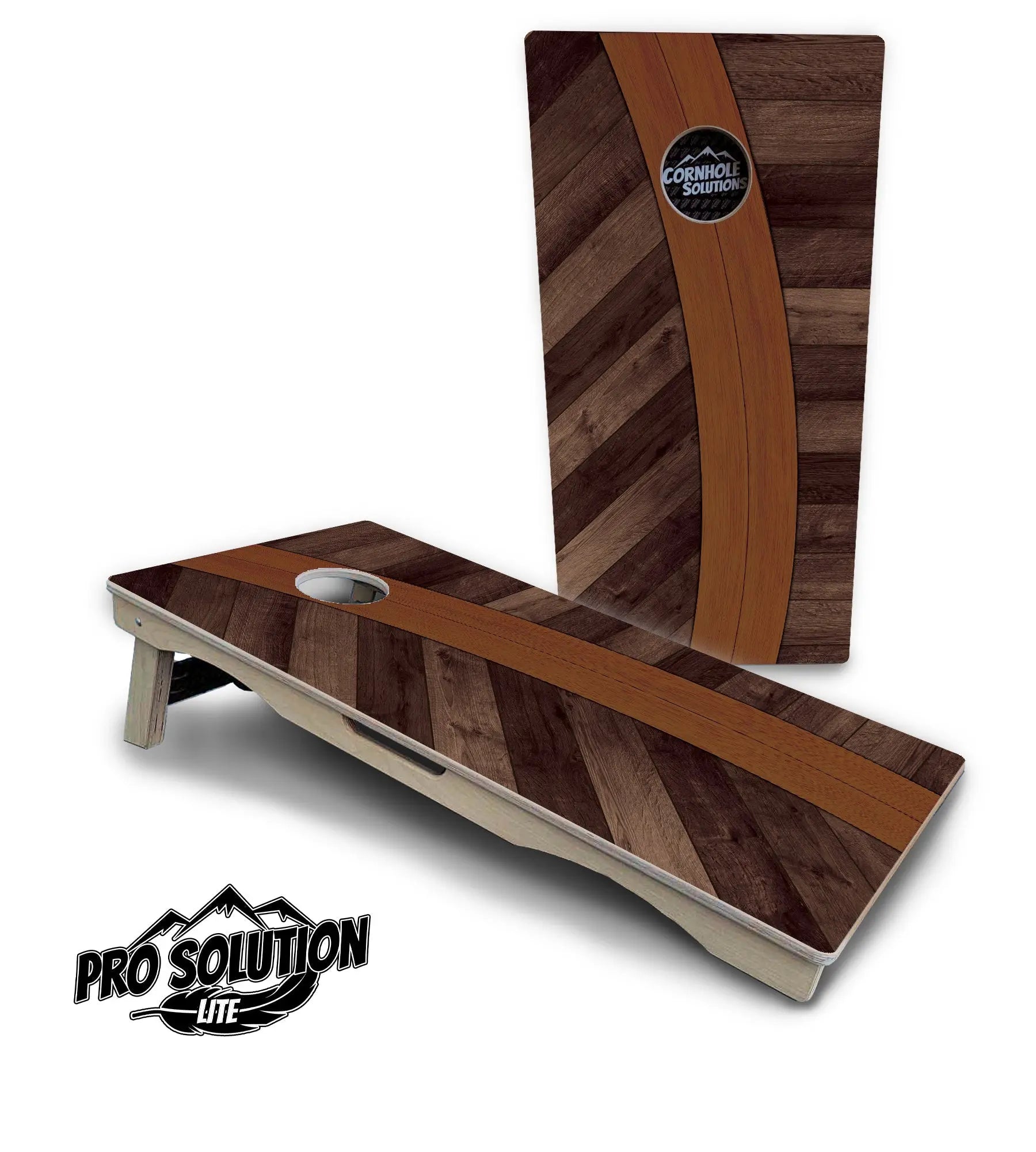 Curved Wood Cornhole Boards - Pro Solution Lite Series Cornhole Solutions