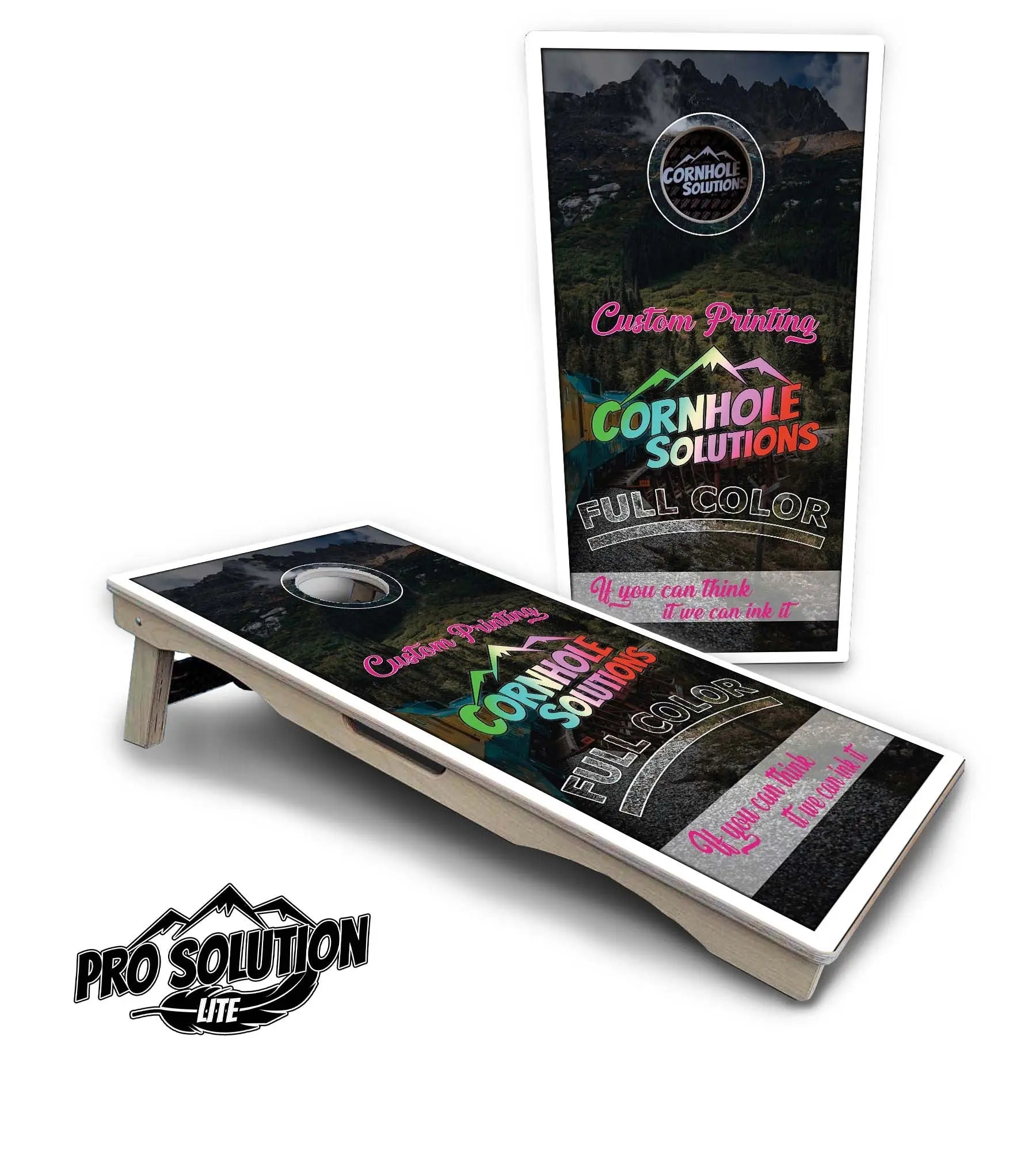 Custom Cornhole Boards - Pro Solution Lite Series