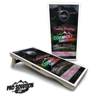 Custom Cornhole Boards - Pro Solution Lite Series