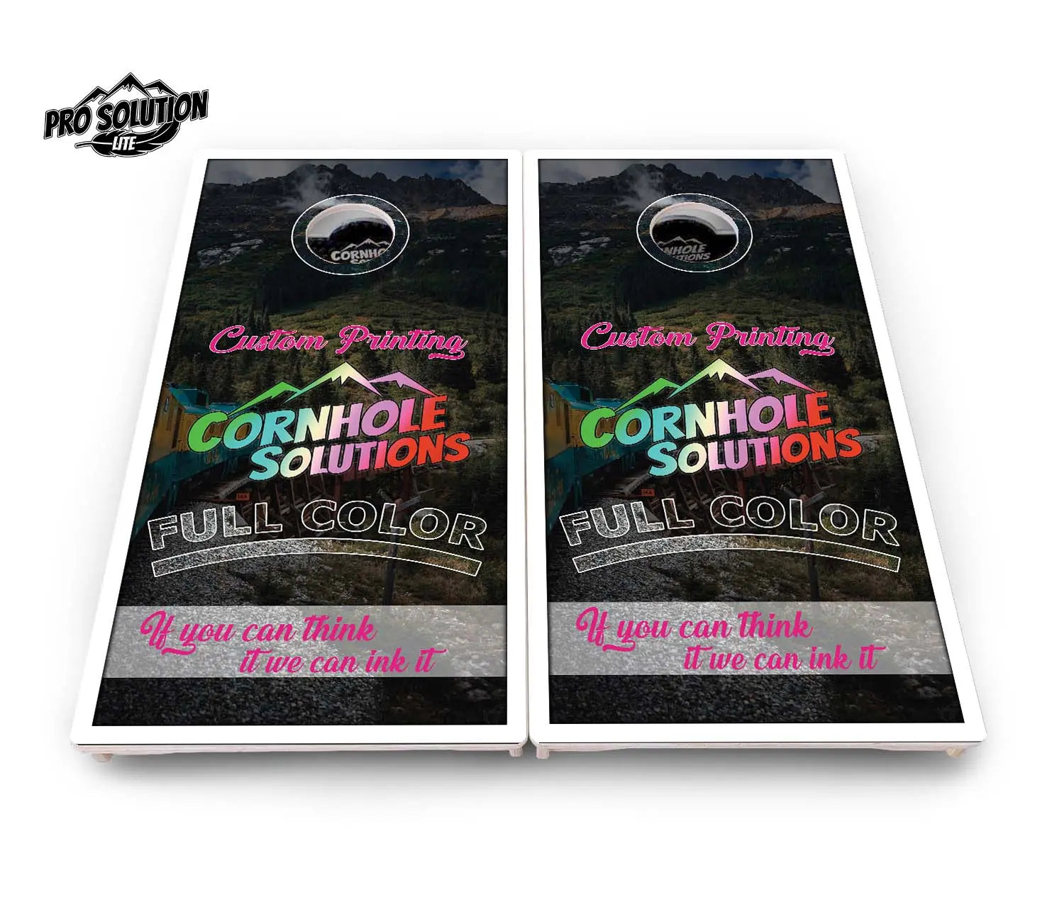 Custom Cornhole Boards - Pro Solution Lite Series