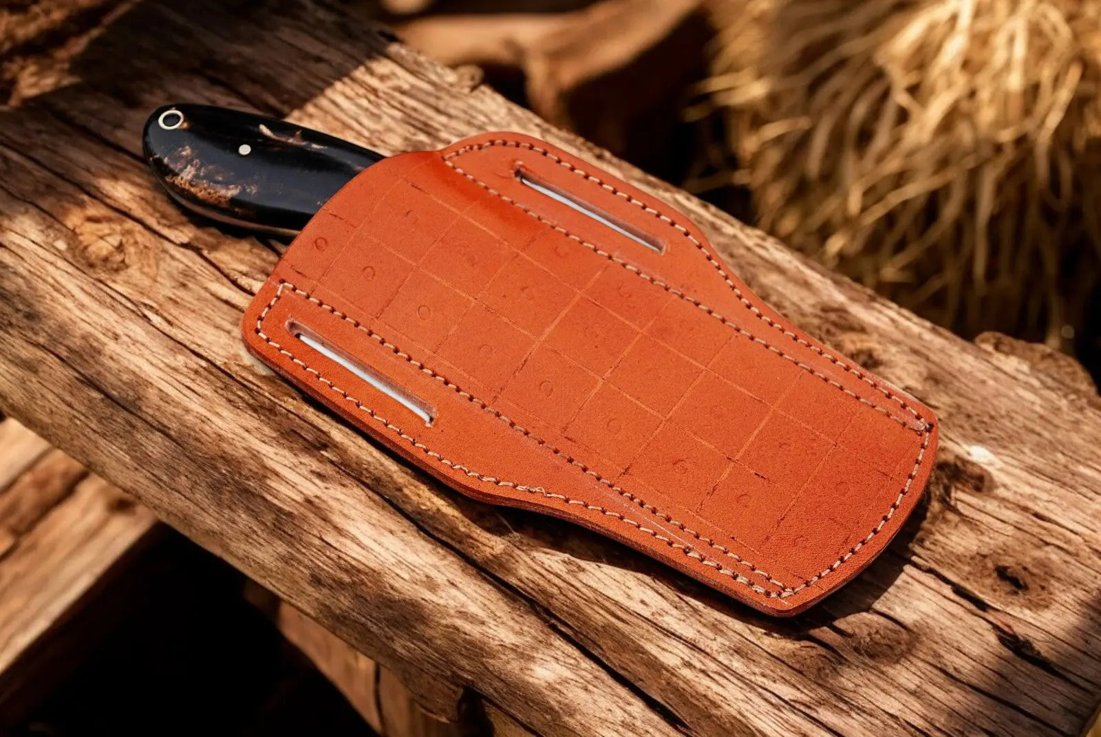 Custom Handmade Bull Cutter Knife – Exotic Wood Handle Damascus Knife Store
