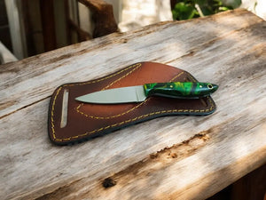 Custom Handmade Cowboy Knife – 7" Stainless Steel Blade Damascus Knife Store