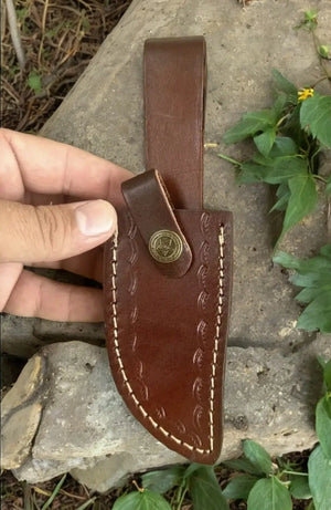 Custom Handmade Damascus Hunting Knife – Epoxy Resin Handle Damascus Knife Store