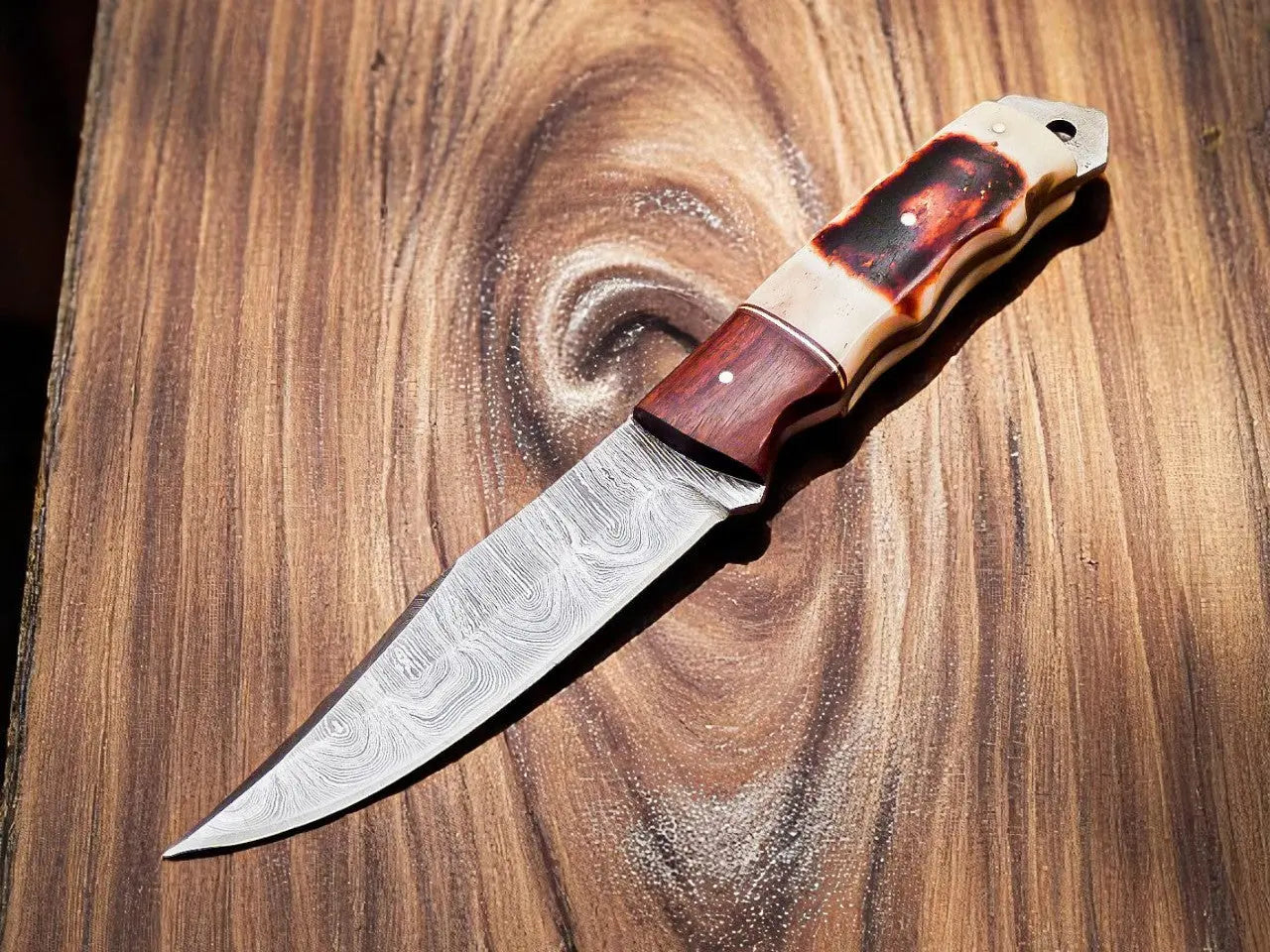 Custom Handmade Damascus Steel Hunting Knife Damascus Knife Store