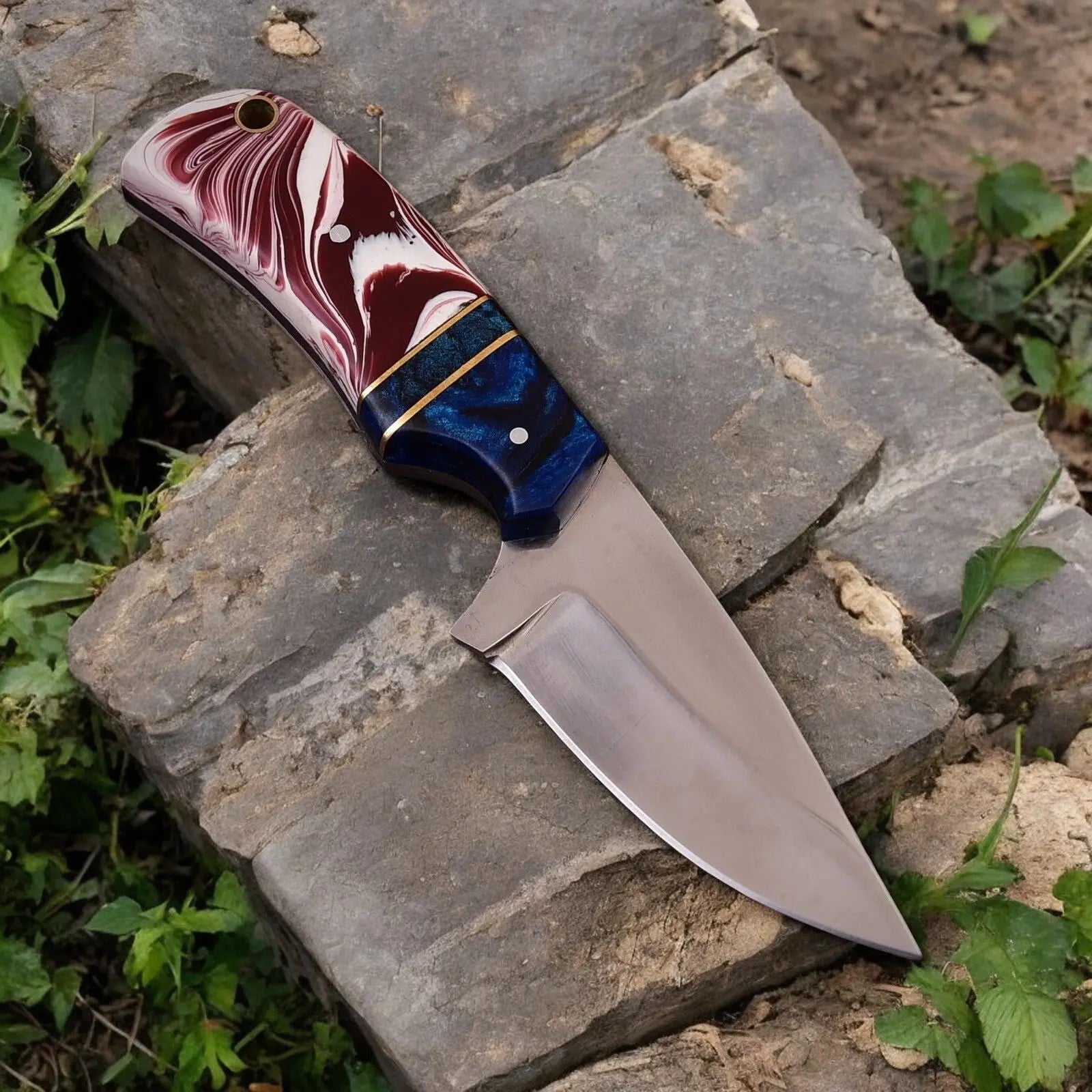 Custom Handmade Hunting Knife – High-Carbon Steel Blade Damascus Knife Store