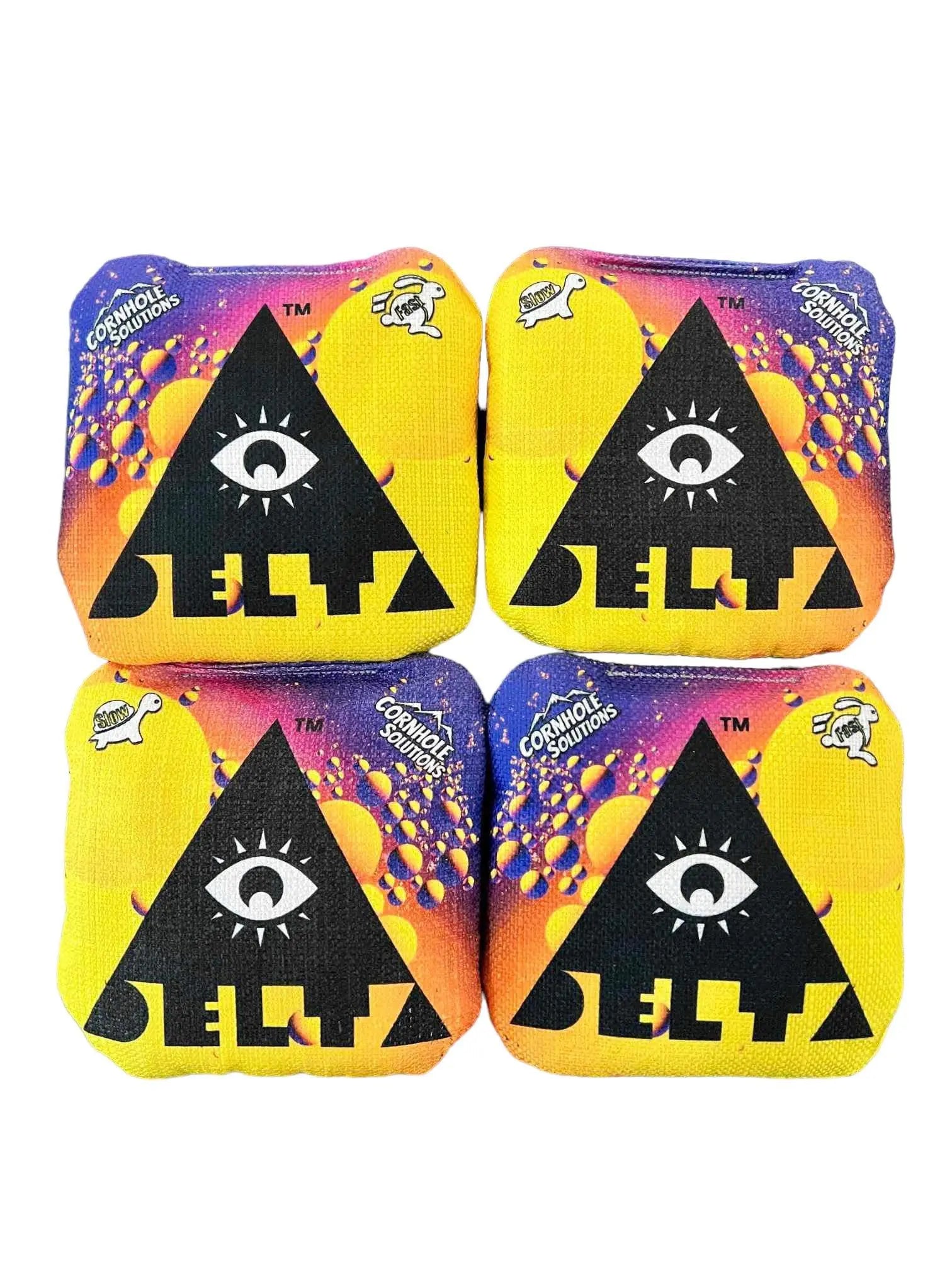 Custom - Pro Style REC Cornhole Bags  – Regulation 6"x6" – Set of 4