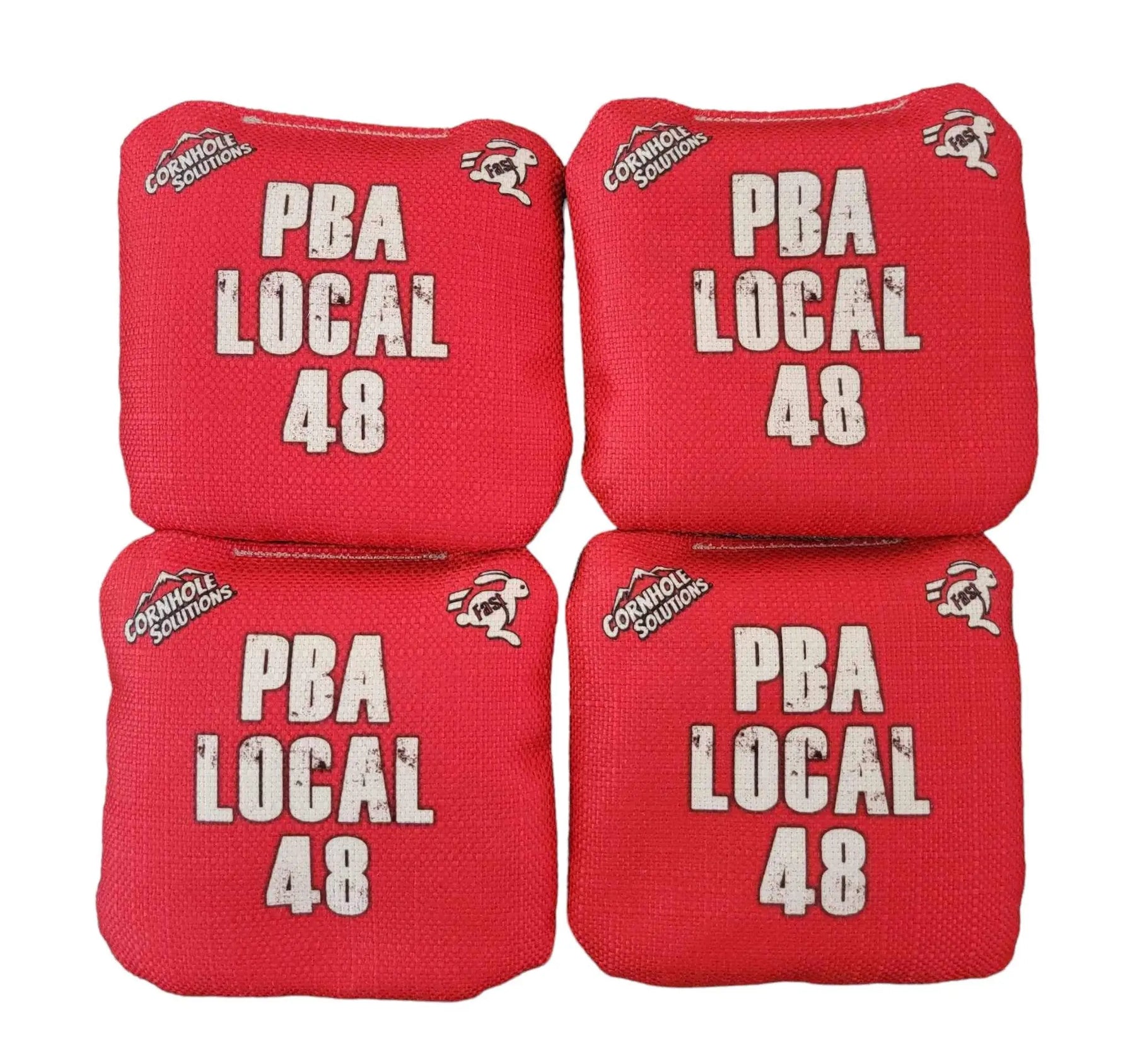 Custom - Pro Style REC Cornhole Bags  – Regulation 6"x6" – Set of 4