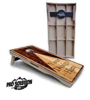 Custom Wooden Triangle Cornhole Boards - Pro Solution Lite Series Cornhole Solutions