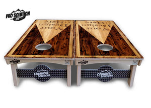 Custom Wooden Triangle Cornhole Boards - Pro Solution Lite Series Cornhole Solutions